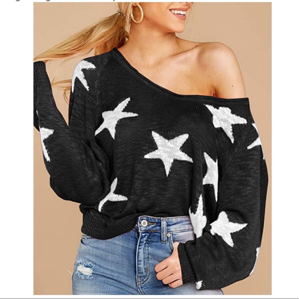 Star Knitted Sweater - Picture 3 of 5